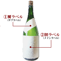 【書道ラベル】オリジナルラベル芋焼酎 4,500ml