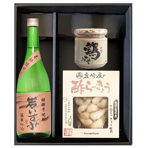 岩いずみ・酢らっきょう・鶏みそセット