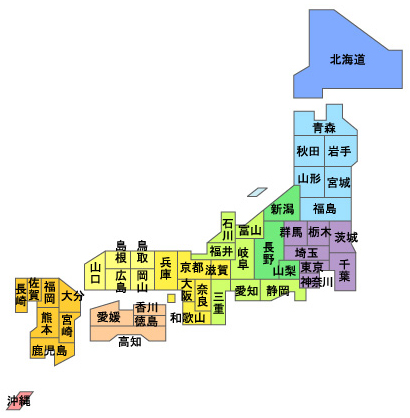 日本地図